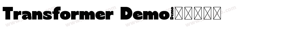 Transformer Demo字体转换